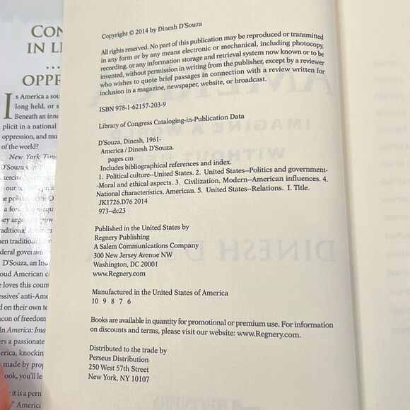 America ~ Imagine a World Without Her - Hardcover Book - Picture 4 of 4